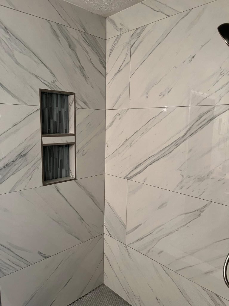 Custom tile flooring